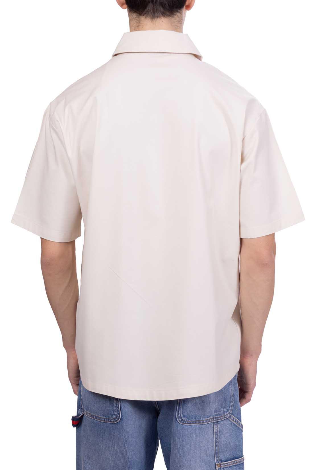 Camisa de hombre workwear - Sportswear - Relaxed - Manga corta - Ranch - Blanco 3/5