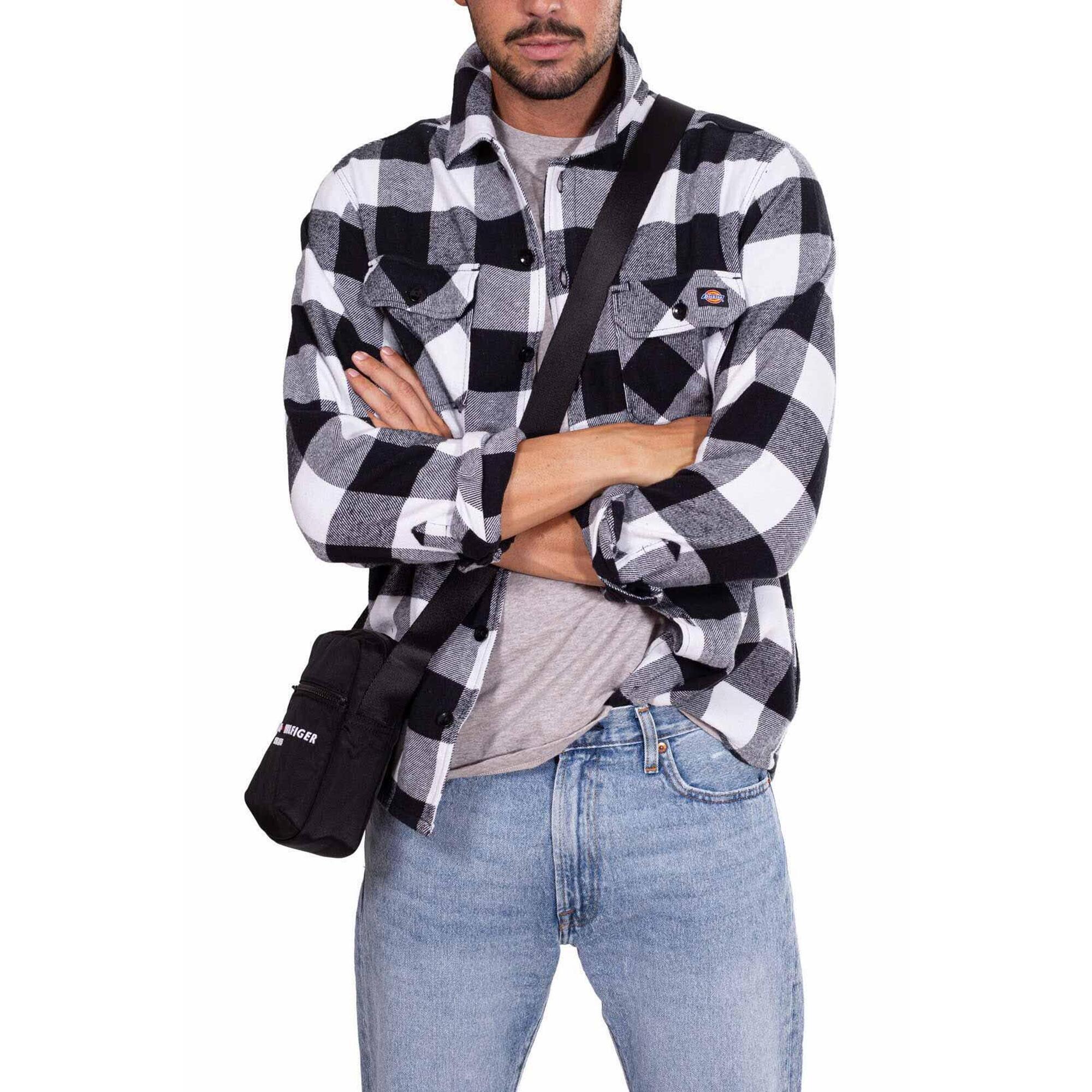 Dickies - Chemise Dickies Modèle Dk0a4xdzblk1 Pour Homme - Surchemise - Blanc|multicolore - Decathlon