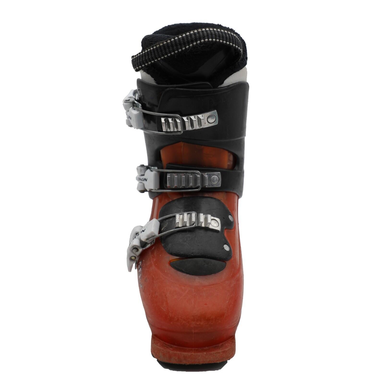 RECONDITIONNE - Chaussure De Ski Junior Salomon T3_3 Crochets 4/4