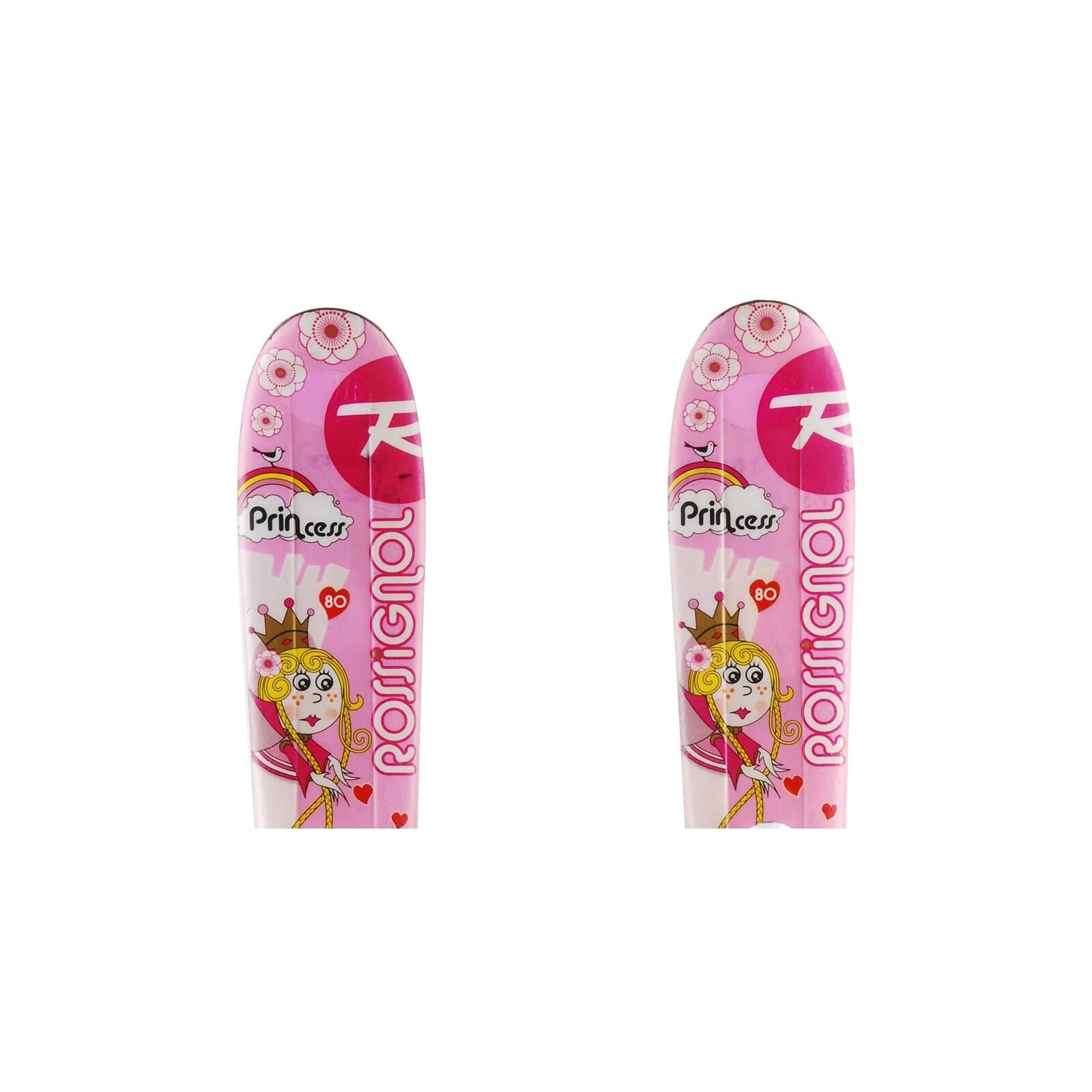 RECONDITIONNE - Ski Junior Rossignol Princess + Fixations 2/5