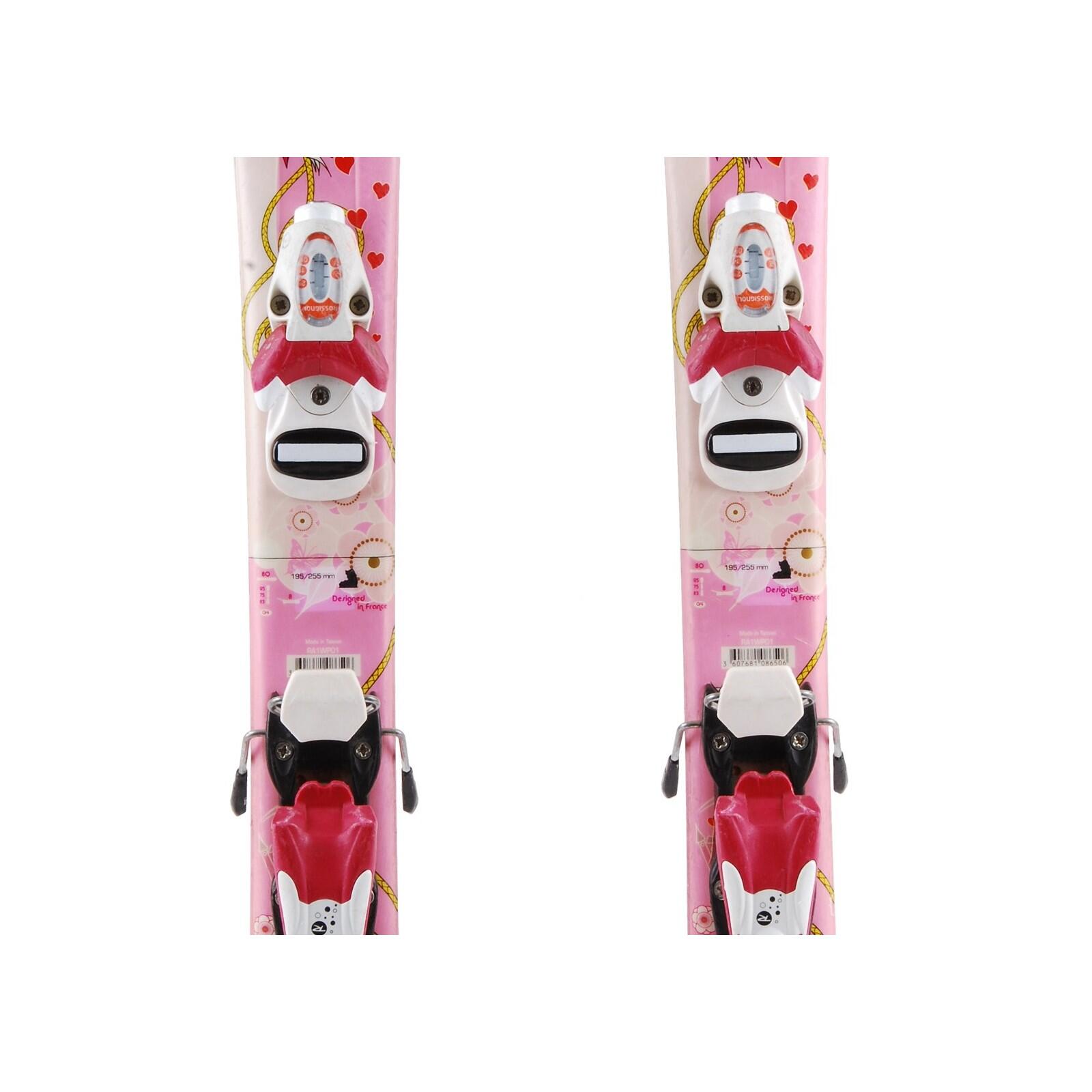 RECONDITIONNE - Ski Junior Rossignol Princess + Fixations 3/5