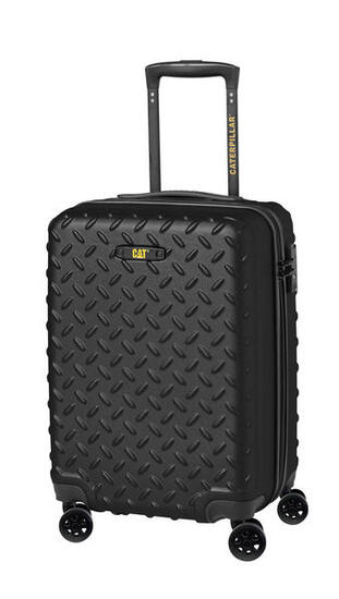 Caterpillar Trolley bagaglio a mano rigido CAT Industrial Plate 20 84759 Black