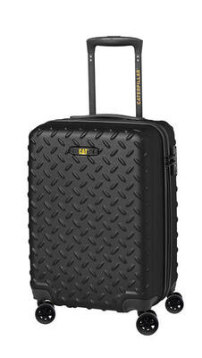 Caterpillar Trolley bagaglio a mano rigido CAT Industrial Plate 20 84759 Black