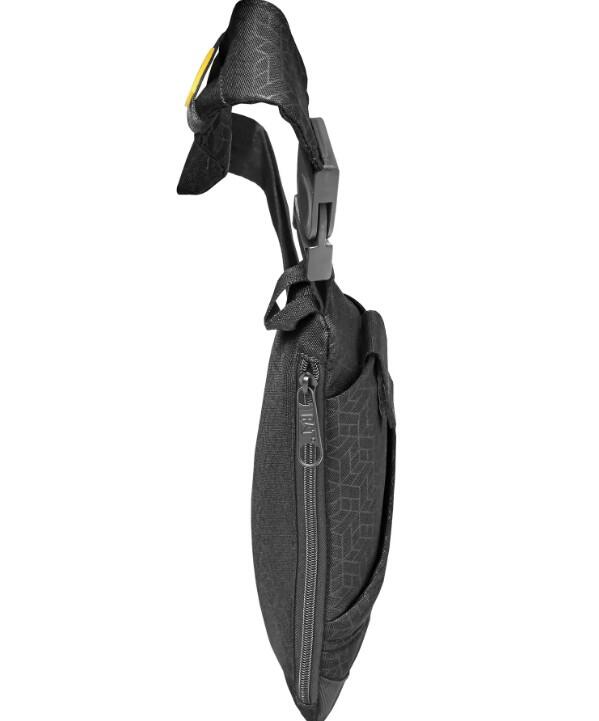 CATERPILLAR CAT Jones Slim Travel Bag 84060 – Black Heat Embossed 478 2/3