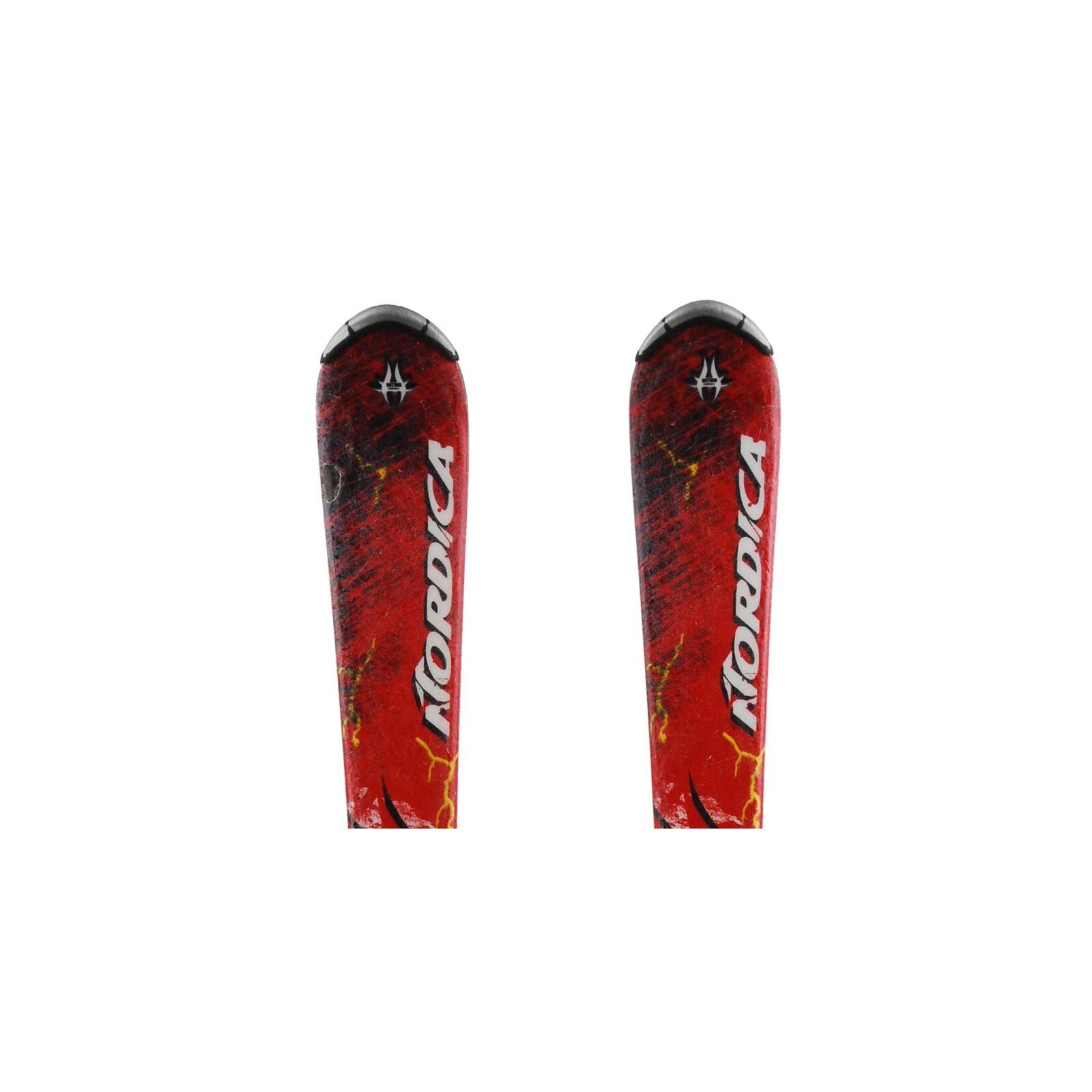 RECONDITIONNE - Ski Junior Nordica Hot Rod J + Fixations 2/4