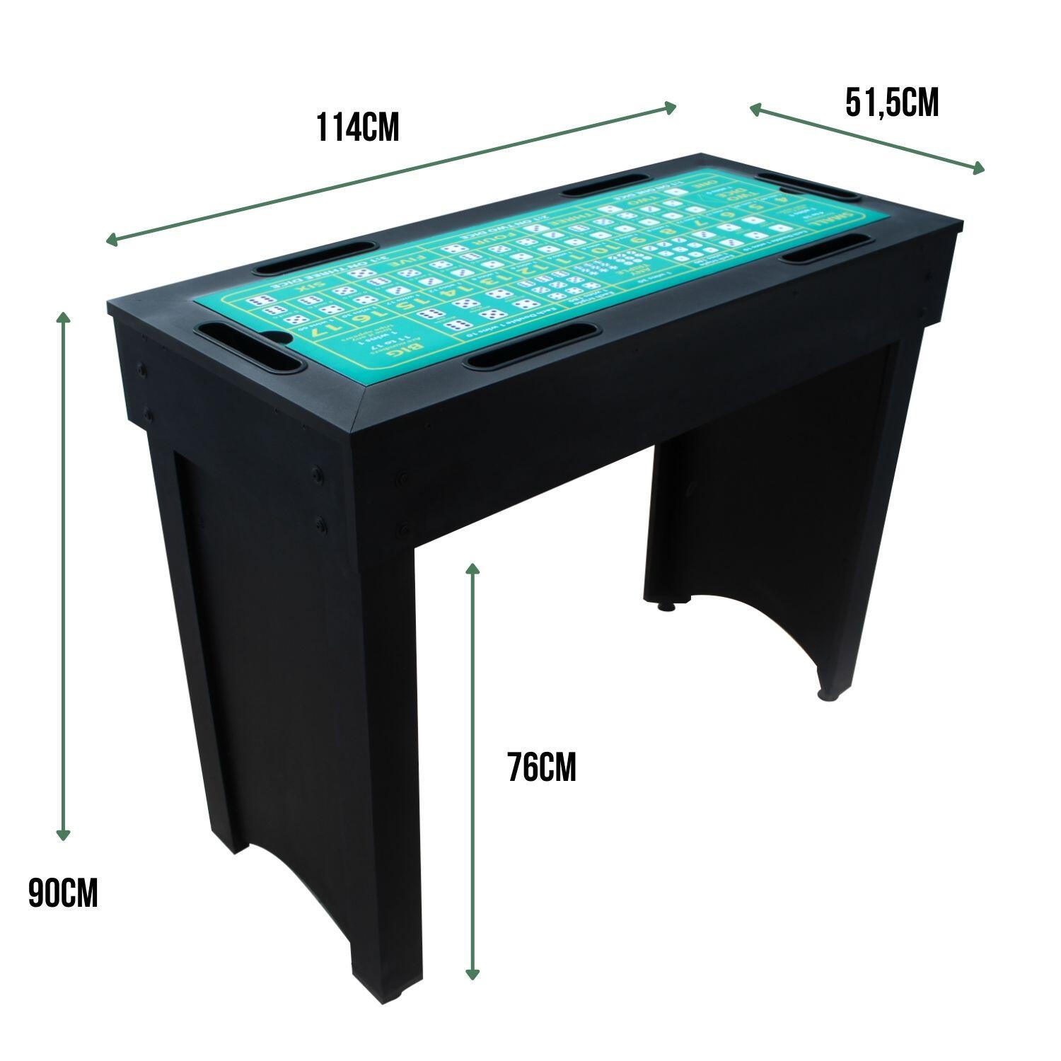 Table de casino 6 en 1- 114 x 51.5 x 90 cm-LuckyVegas 4/5