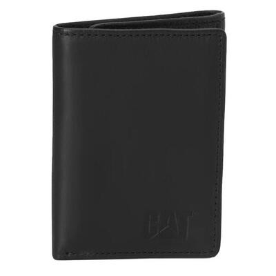 Caterpillar CAT Kenya Tri-fold Leather Wallet 84816 – Black 01