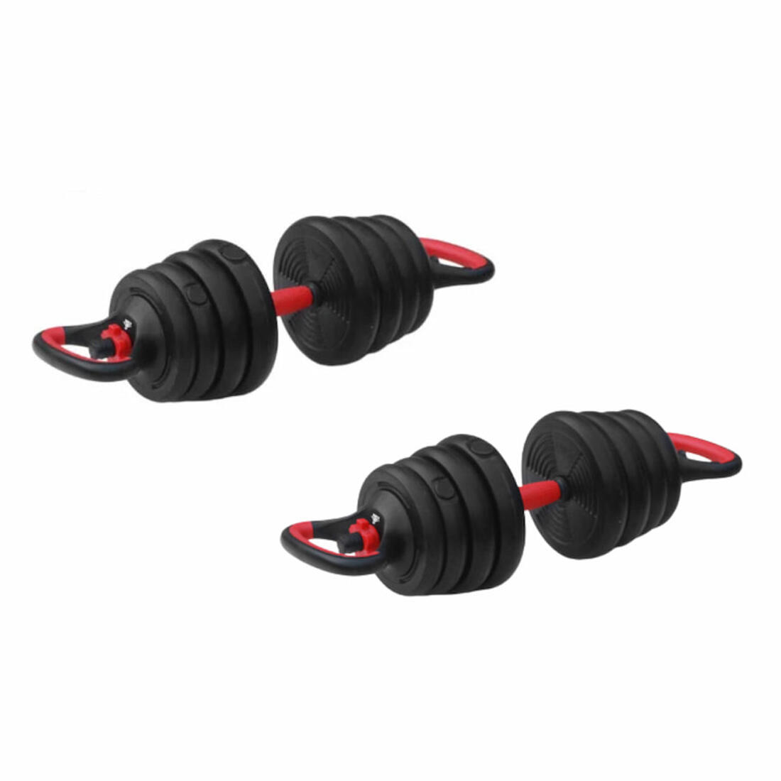 Zestaw Obciążeń 3-w-1 – Regulowany Hantel, Sztanga i Kettlebell (15 kg) 3/5
