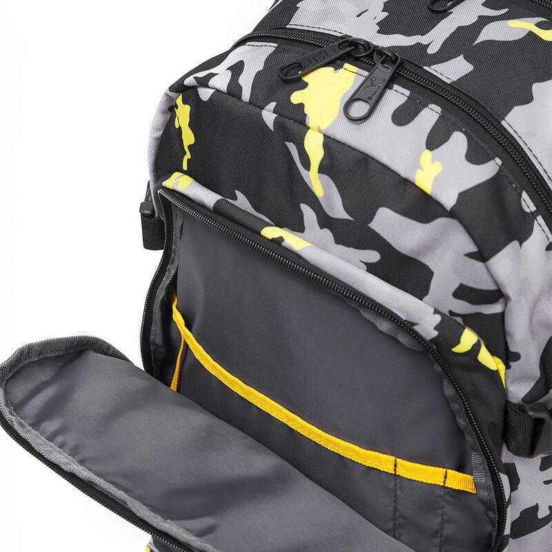 CATERPILLAR CAT Barry Backpack Extended 84055 –  AOP Camo Black/Grey/Yellow 634 3/4
