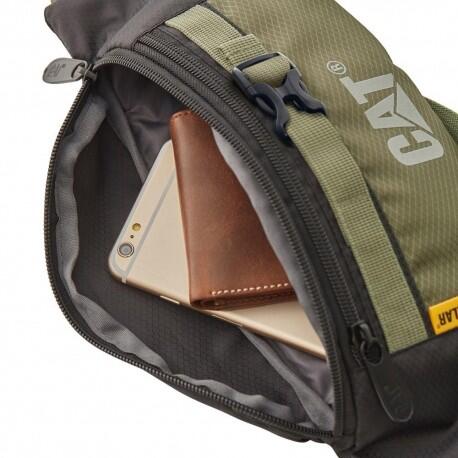 Caterpillar Marsupio in vita/tracolla CAT Waist Bag Army/Black 3/3