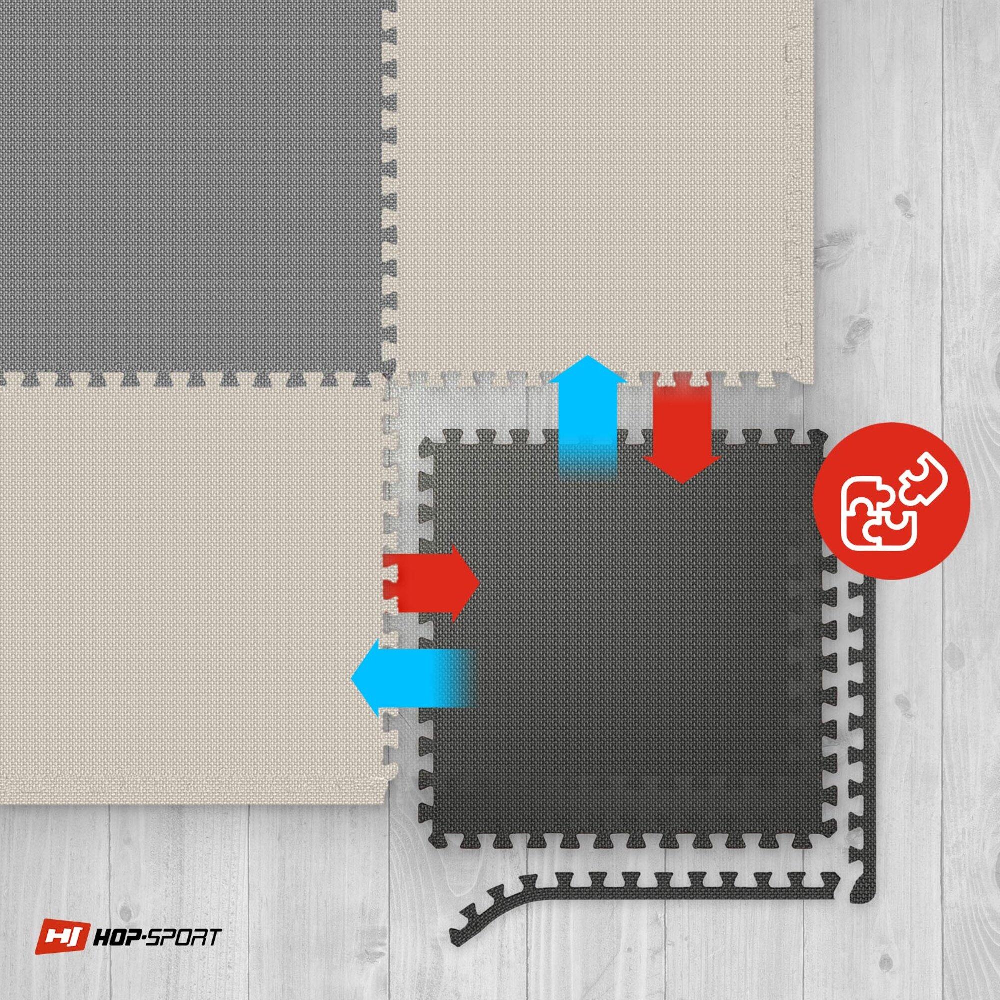 Puzzelmat 1cm Hop-Sport- 9st 180x180cm 3/7