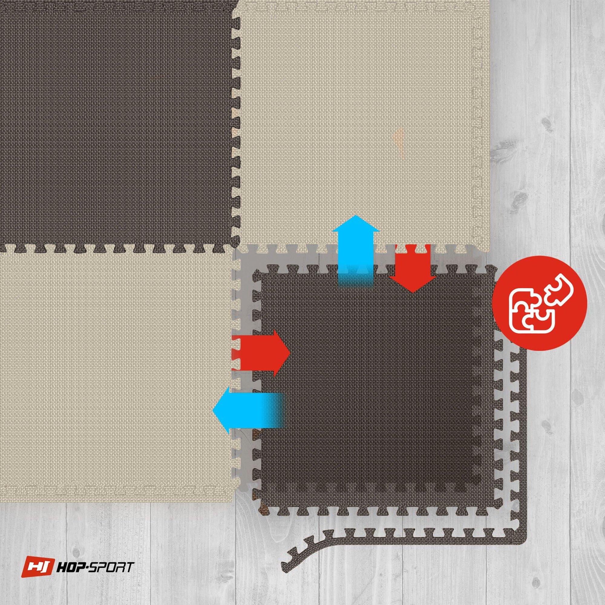 Tapis Puzzle 1cm Hop-Sport - 4pcs 120x120cm 3/7