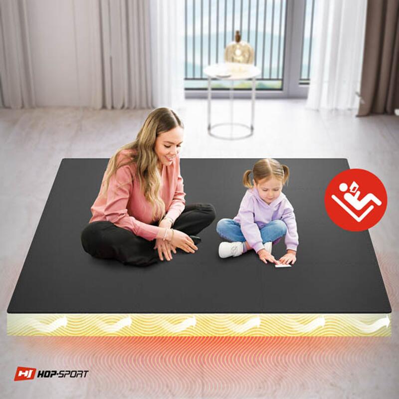 Podložka puzzle 1 cm Hop-Sport - 12 ks 240 × 180 cm