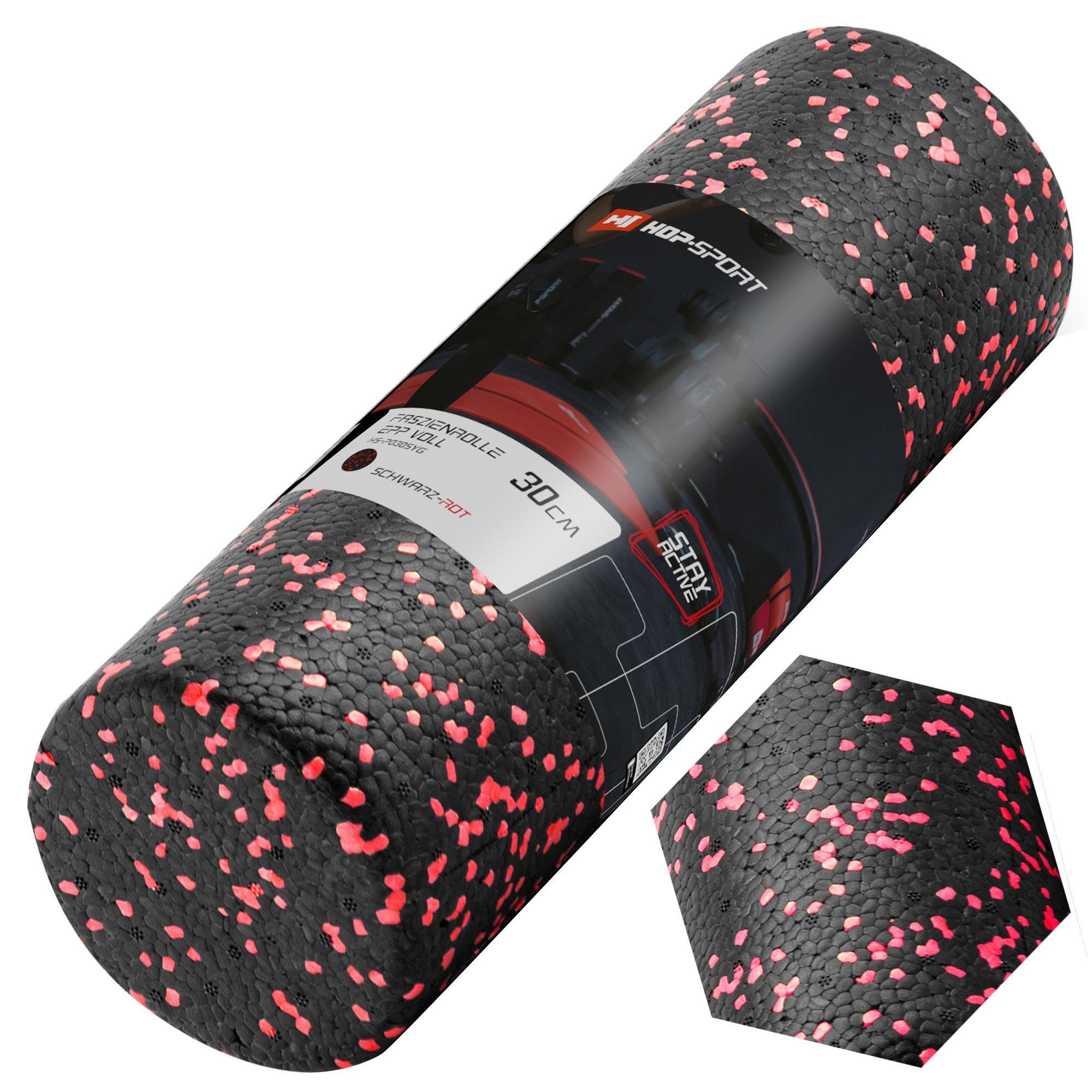 Rodillo de masaje EPP completo 30cm rojo 6/7