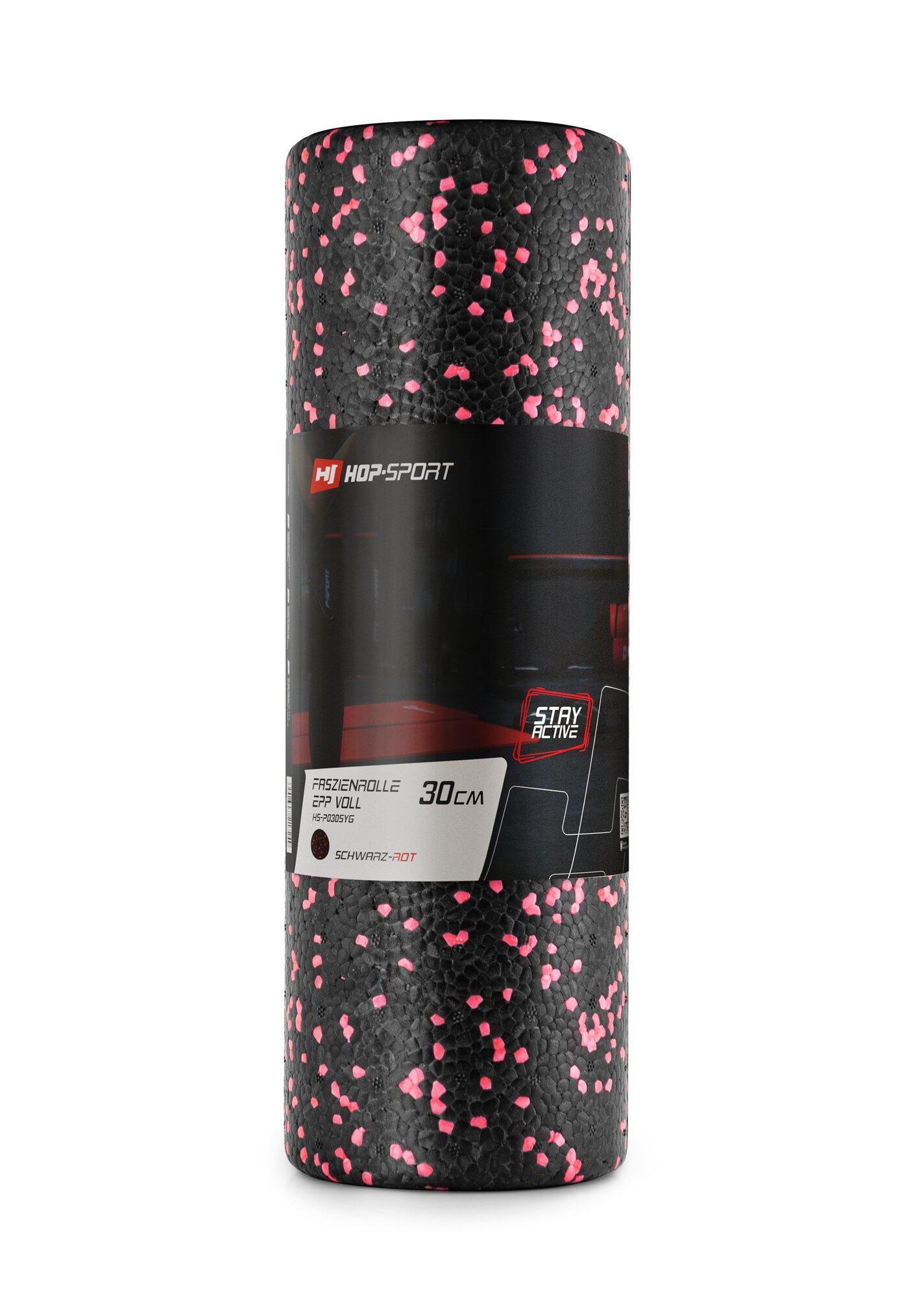 Rodillo de masaje EPP completo 30cm rojo 3/7