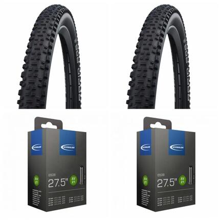 Schwalbe Rapid Rob 27,5x2,25\" MTB-Reifen mit K-Guard Pannenschutz, 2er-Set i...