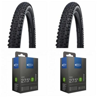 Schwalbe Rapid Rob 27,5x2,25" MTB-Reifen mit K-Guard Pannenschutz, 2er-Set in...