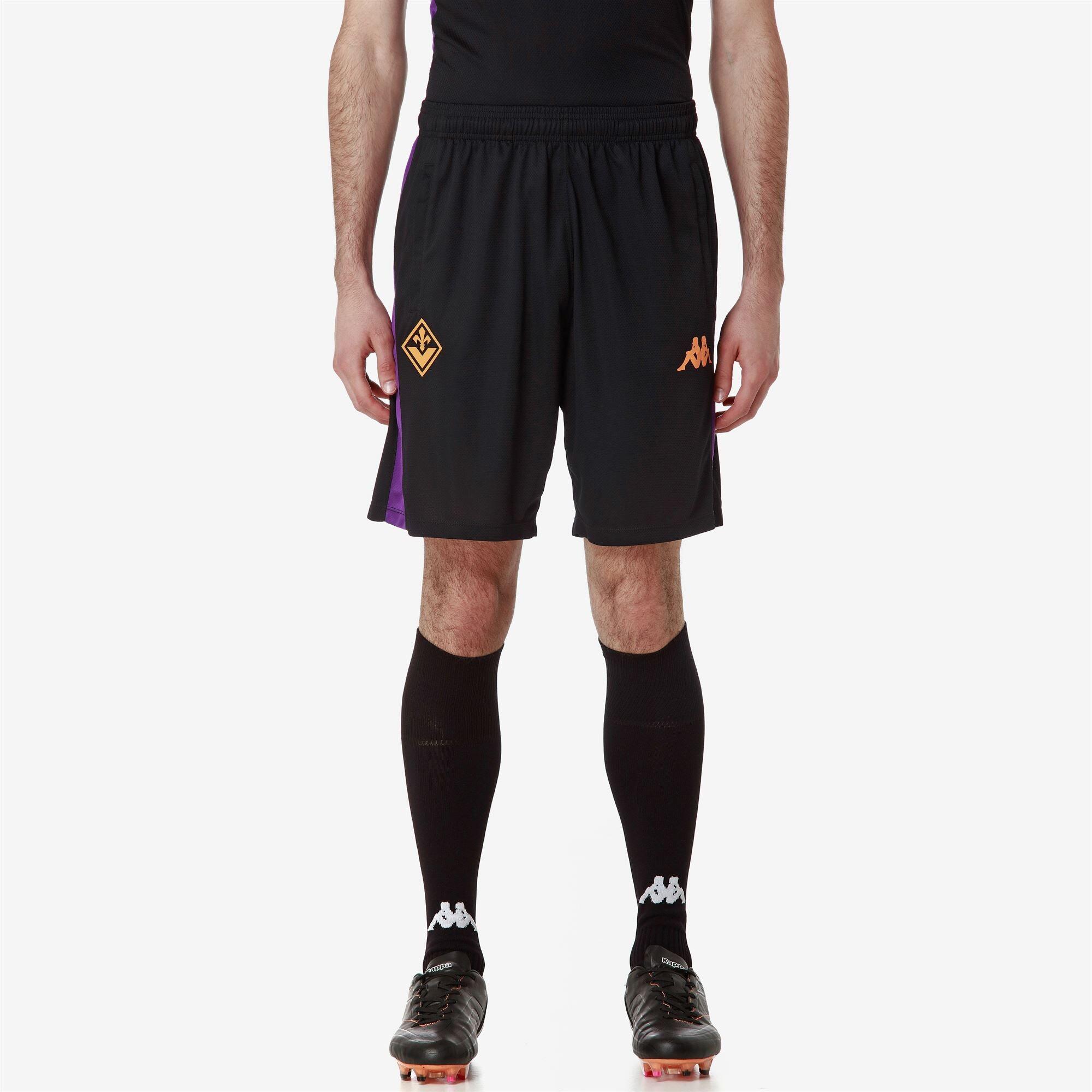Pantaloncini sportivi ACF Fiorentina da Uomo in Poliestere riciclato Nero 6/7