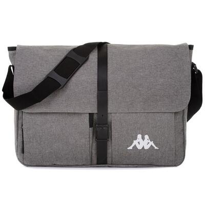 borsa sportiva da uomo e donna in poliestere grigio da fitness
