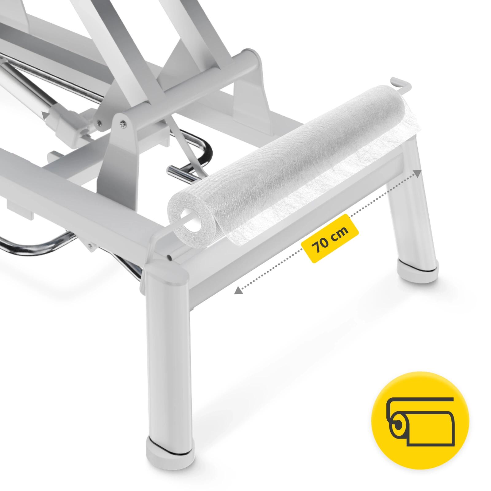 Medizinische Vlies-Unterlage Weiß 70 cm x 50 m – hygienisch 6/7