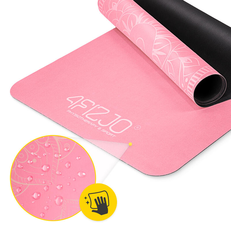 Saltea de yoga din piele de căprioară 1,5 mm 4FIZJO