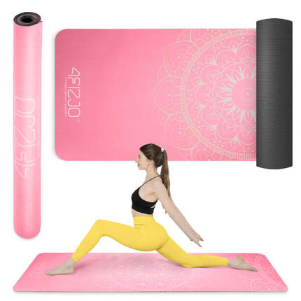 Zamszowa mata do jogi i ćwiczeń 1,5 mm 4FIZJO