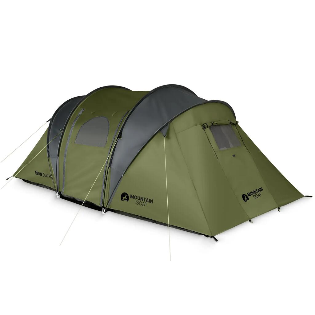4-местна туристическа палатка за къмпинг водоустойчива лека MOUNTAIN GOAT
