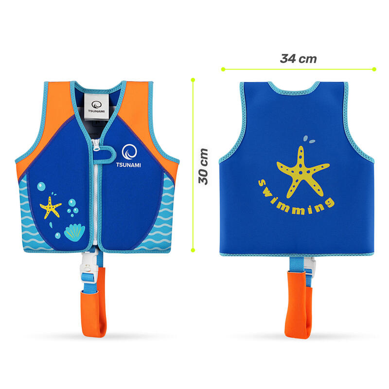 Vestă de înot pentru copii 3-6 ani TSUNAMI