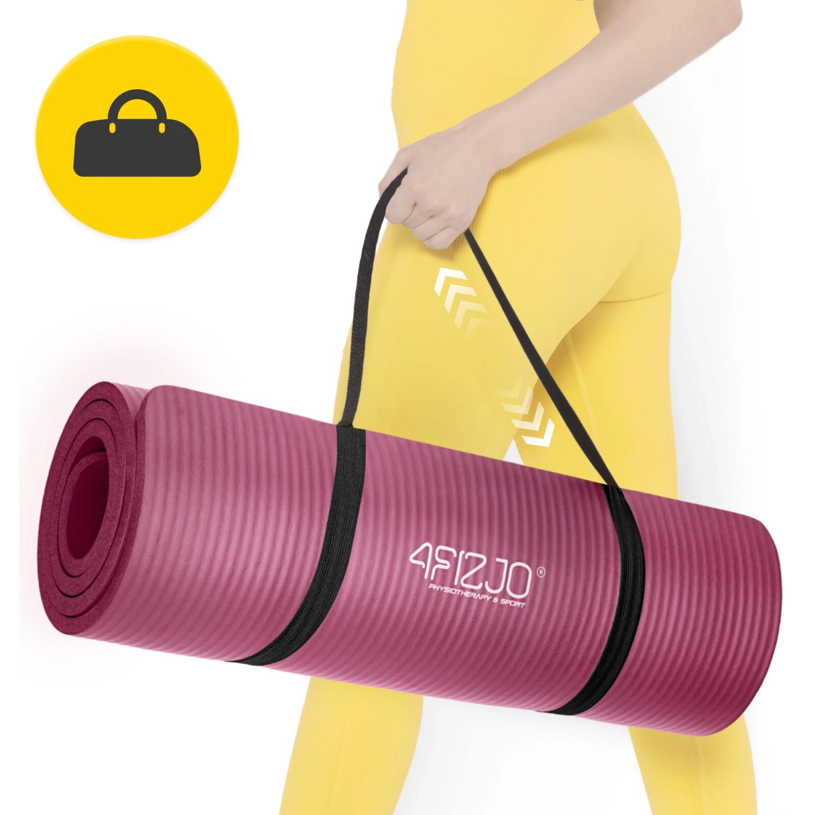 Yogamatte NBR Gymnastikmatte Fitnessmatte 180 x 60 x 1,5 cm 7/7