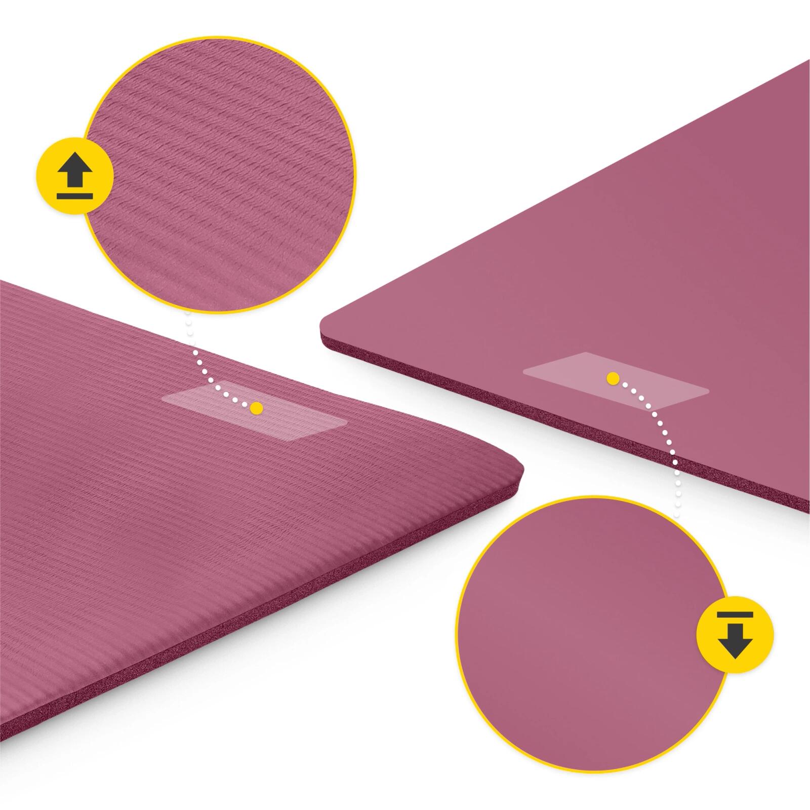 Tappetino fitness yoga pilates NBR antiscivolo stretching 180x60x1 cm 4FIZJO 7/7