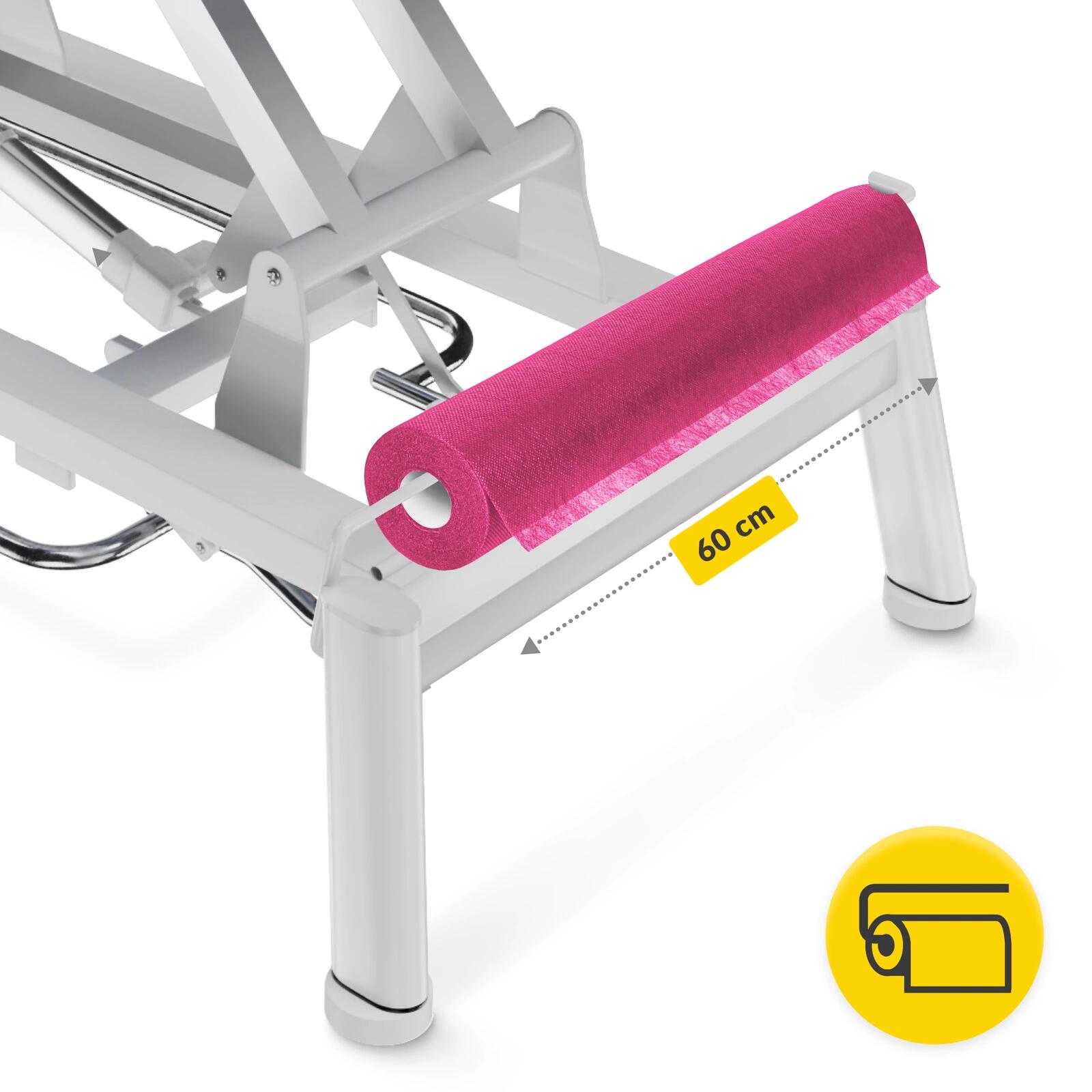 Medizinische Vlies-Unterlage Rosa 60 cm x 50 m – hygienisch 6/7