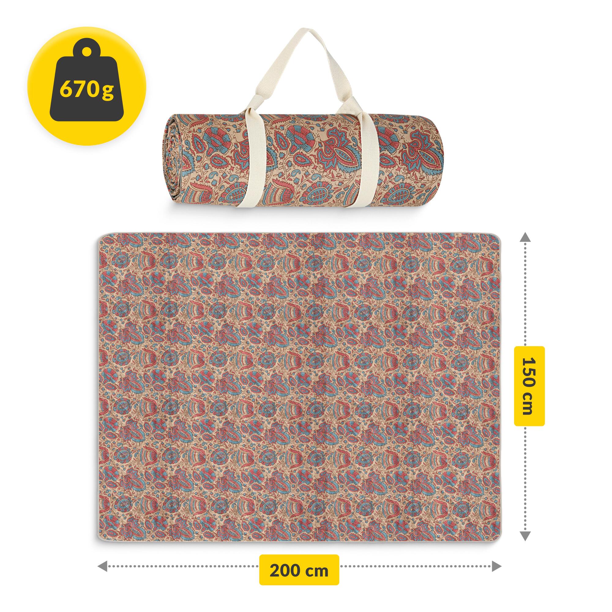 Strand und Picknickdecke 4FIZJO Isoliermatte 200 × 150 cm 2/7