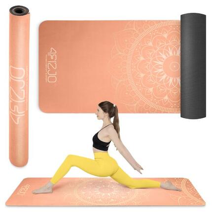 Zamszowa mata do jogi i ćwiczeń 1,5 mm 4FIZJO