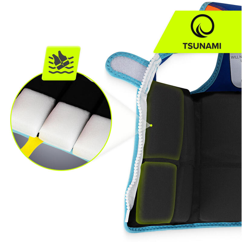 Vestă de înot pentru copii 3-6 ani TSUNAMI