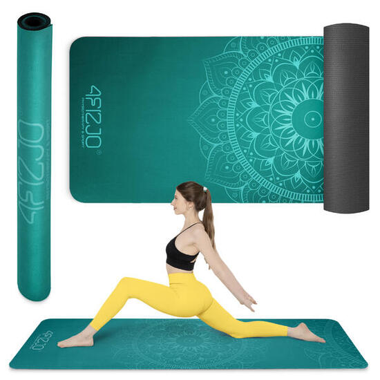 Zamszowa mata do jogi i ćwiczeń 1,5 mm 4FIZJO