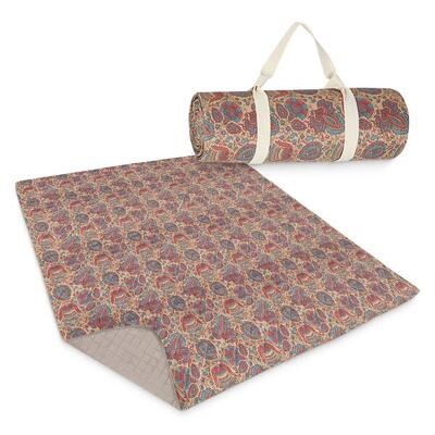 Picknickdeken outdoor 4fizjo isolerend waterproof fleece 200x150 bloemenprint