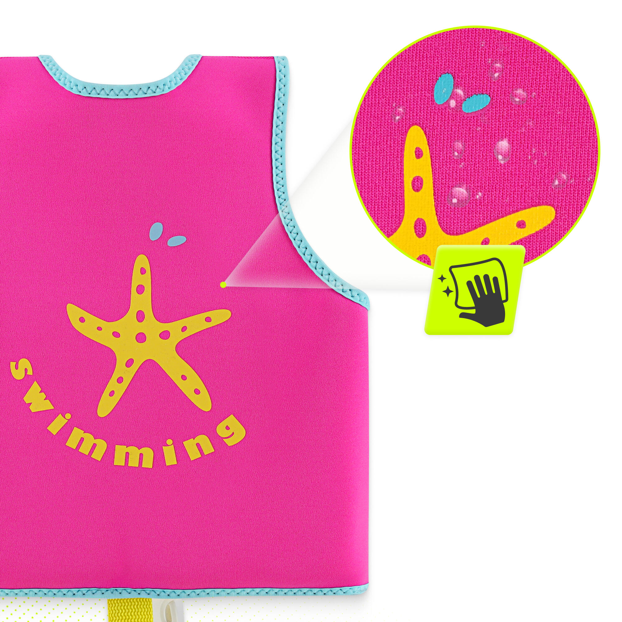 Gilet di galleggiamento nuoto bambino 3-6 anni regolabile sicuro comfort TSUNAMI 7/7