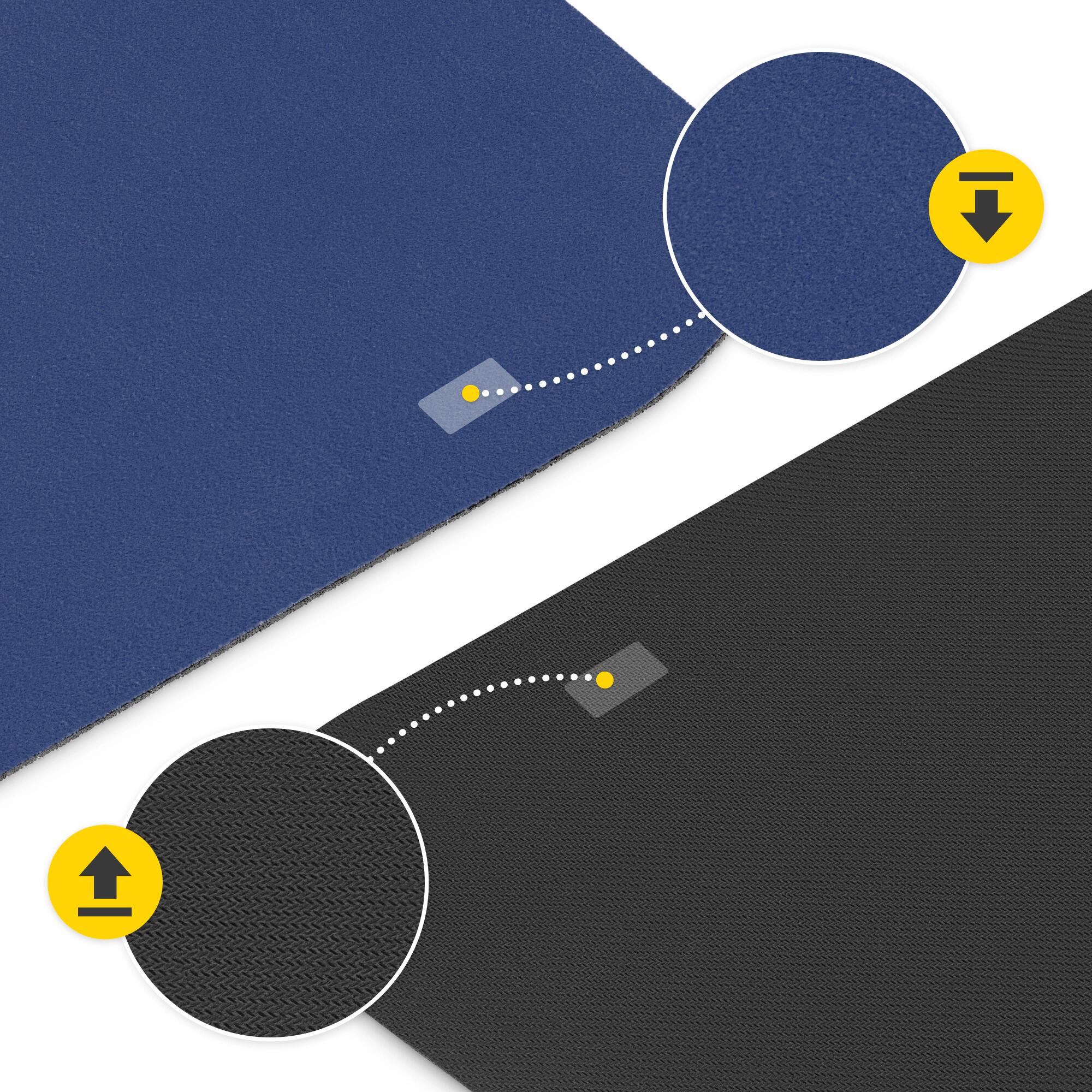 Wildleder Trainingsmatte für Yoga 4FIZJO 183 x 61 cm x 1,5 mm 3/7