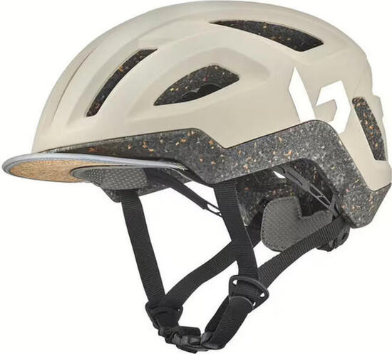 Casque de vélo urbain « REACT », couleur avoine mat