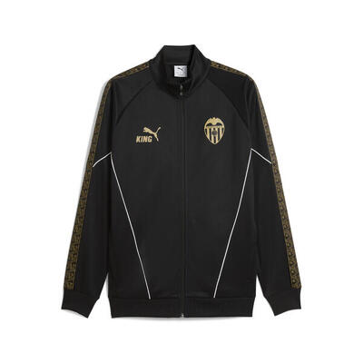 Valencia CF KING Anthem Jacke Herren PUMA Black Victory Gold Beige