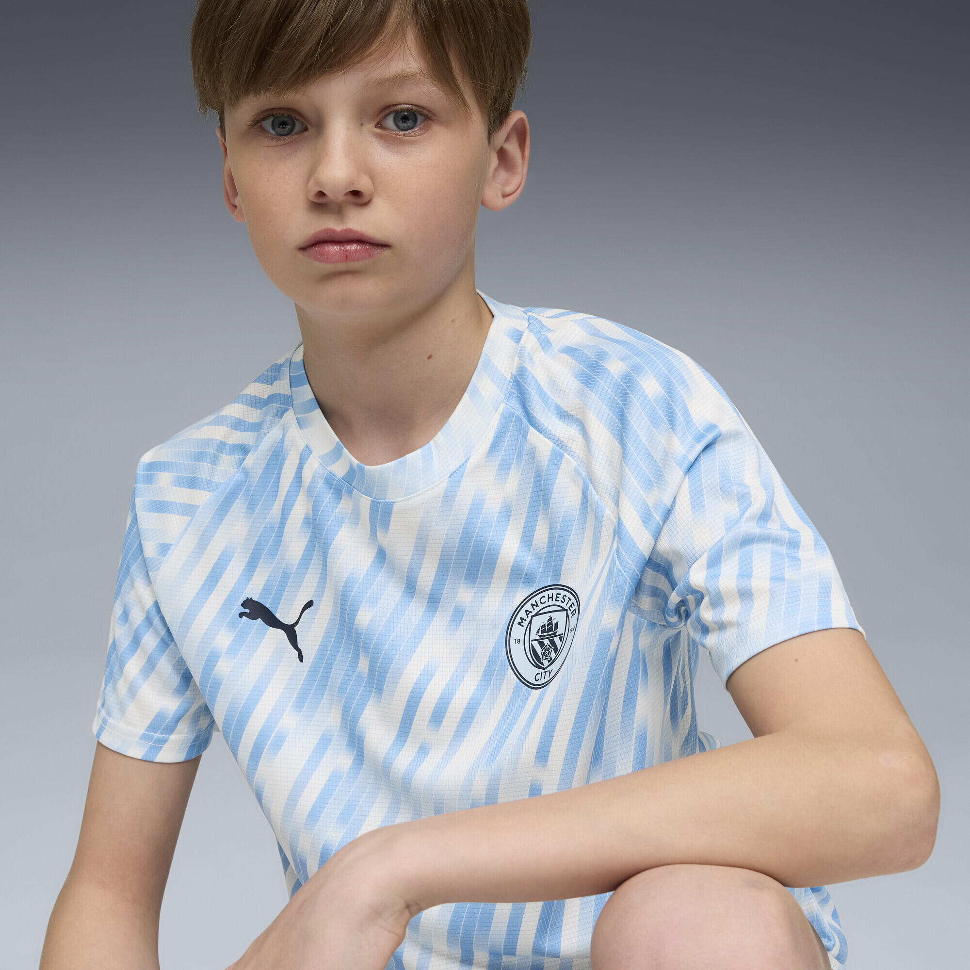 Manchester City prematch-shirt voor jongeren PUMA 3/7