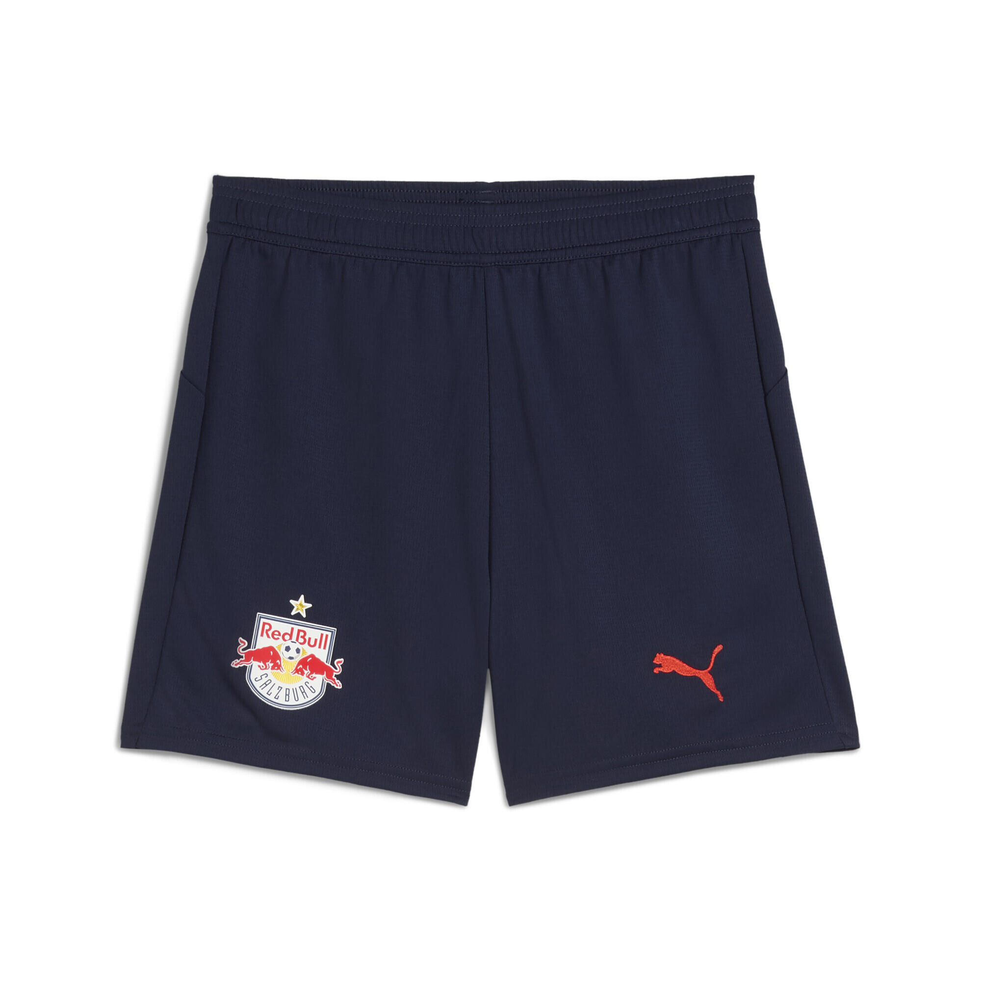 Șort fotbal copii respirabil Fc Red Bull Salzburg 25/26, roșu PUMA