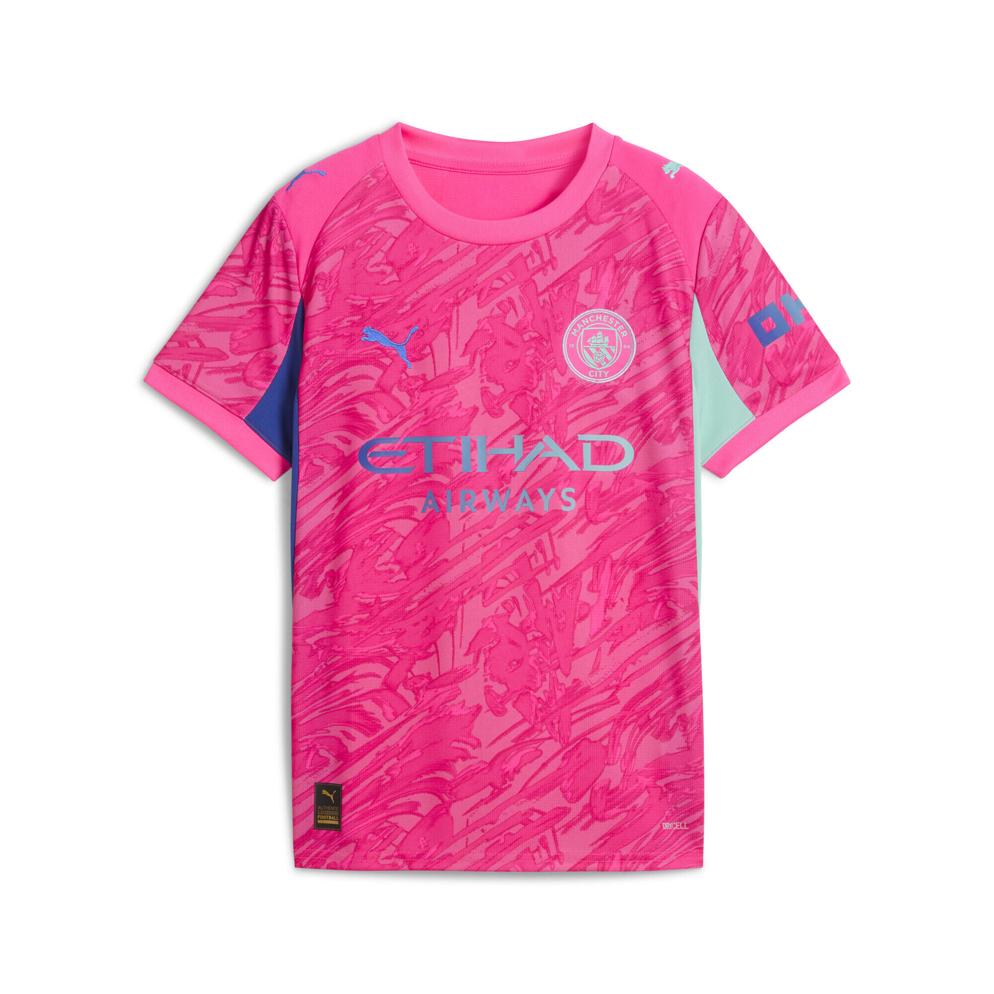 Puma - Maillot De Gardien De But 25/26 Manchester City Enfant Et Adolescent Puma - T-shirt Manches Courtes - Rose|vert - Decathlon
