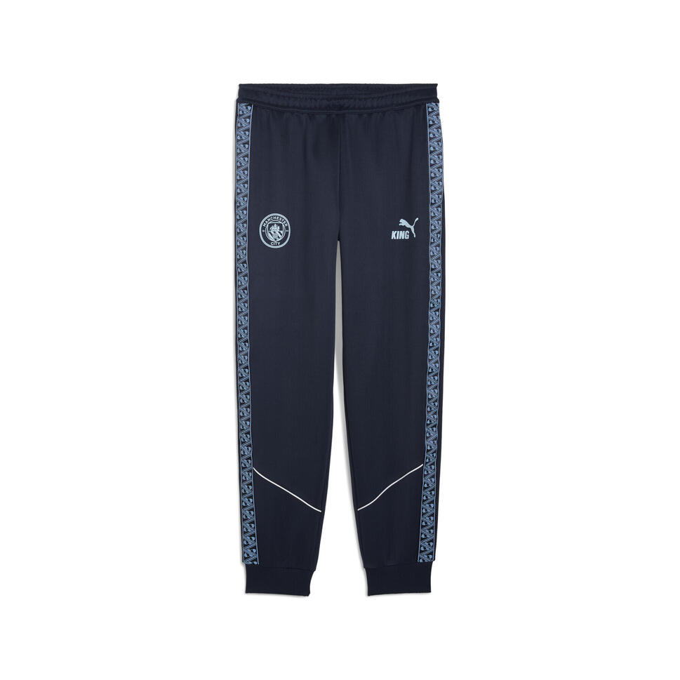 Męskie spodnie Manchester City KING Anthem PUMA Deep Navy Team Light Blue