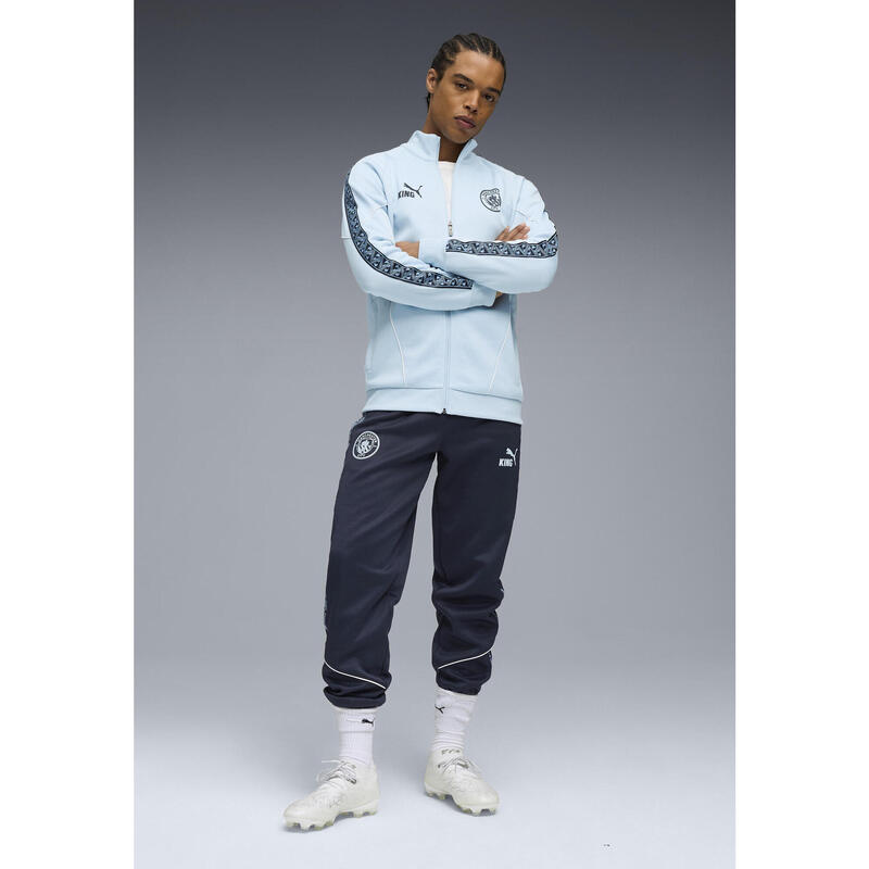Męska kurtka Manchester City KING Anthem PUMA Silver Sky Deep Navy Blue