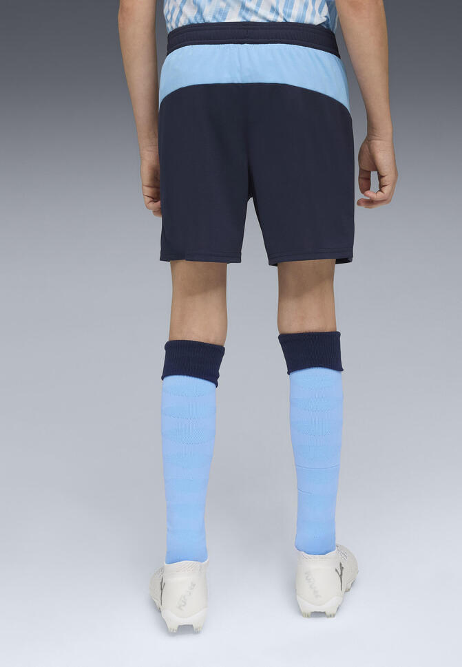 Młodzieżowe szorty Manchester City 25/26 PUMA Deep Navy Team Light Blue