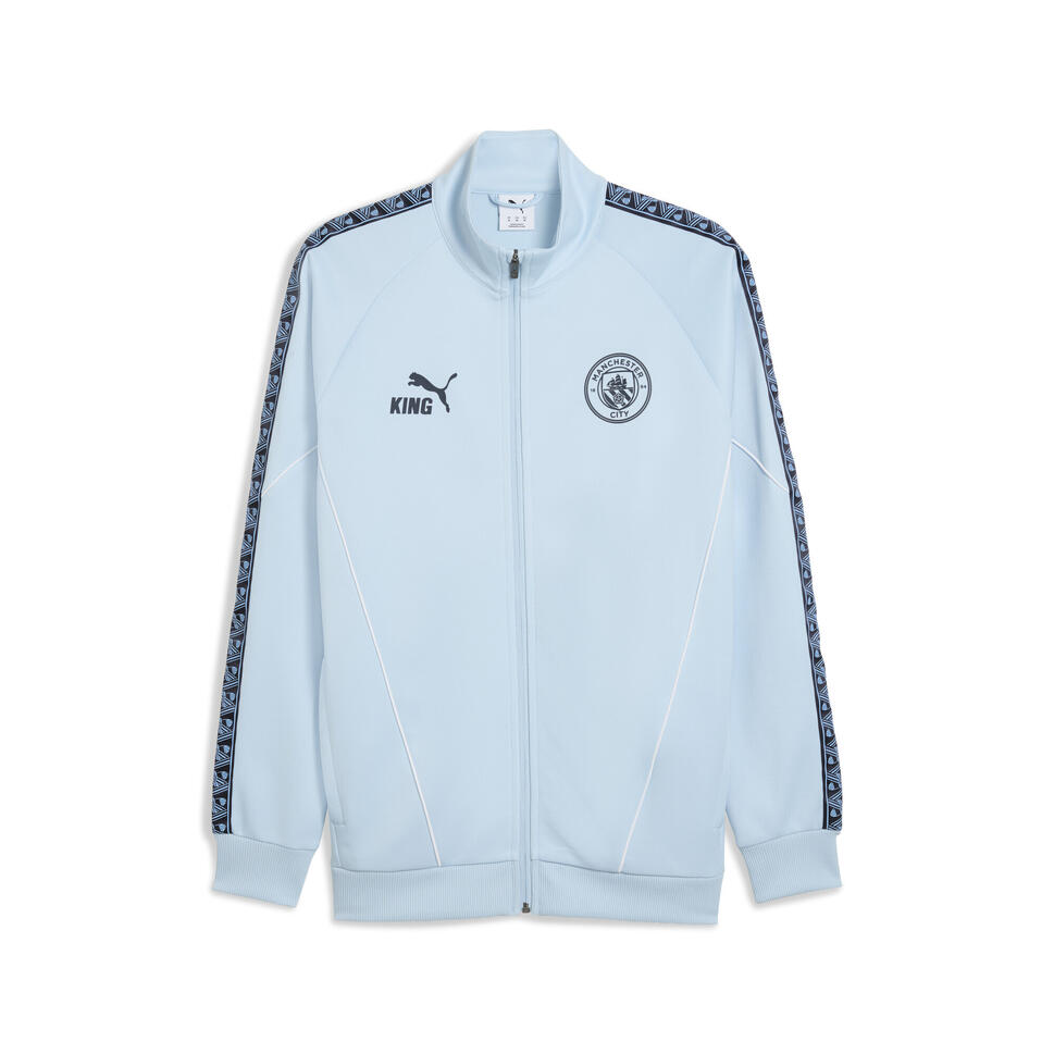 Męska kurtka Manchester City KING Anthem PUMA Silver Sky Deep Navy Blue