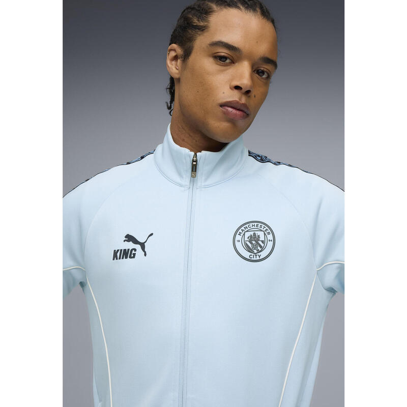 Męska kurtka Manchester City KING Anthem PUMA Silver Sky Deep Navy Blue