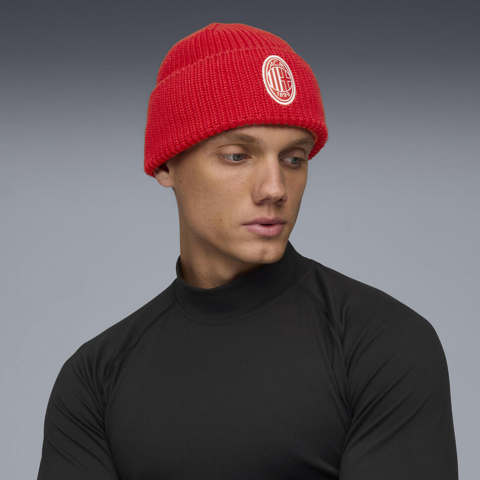 Czapka beanie AC Milan PUMA For All Time Red White