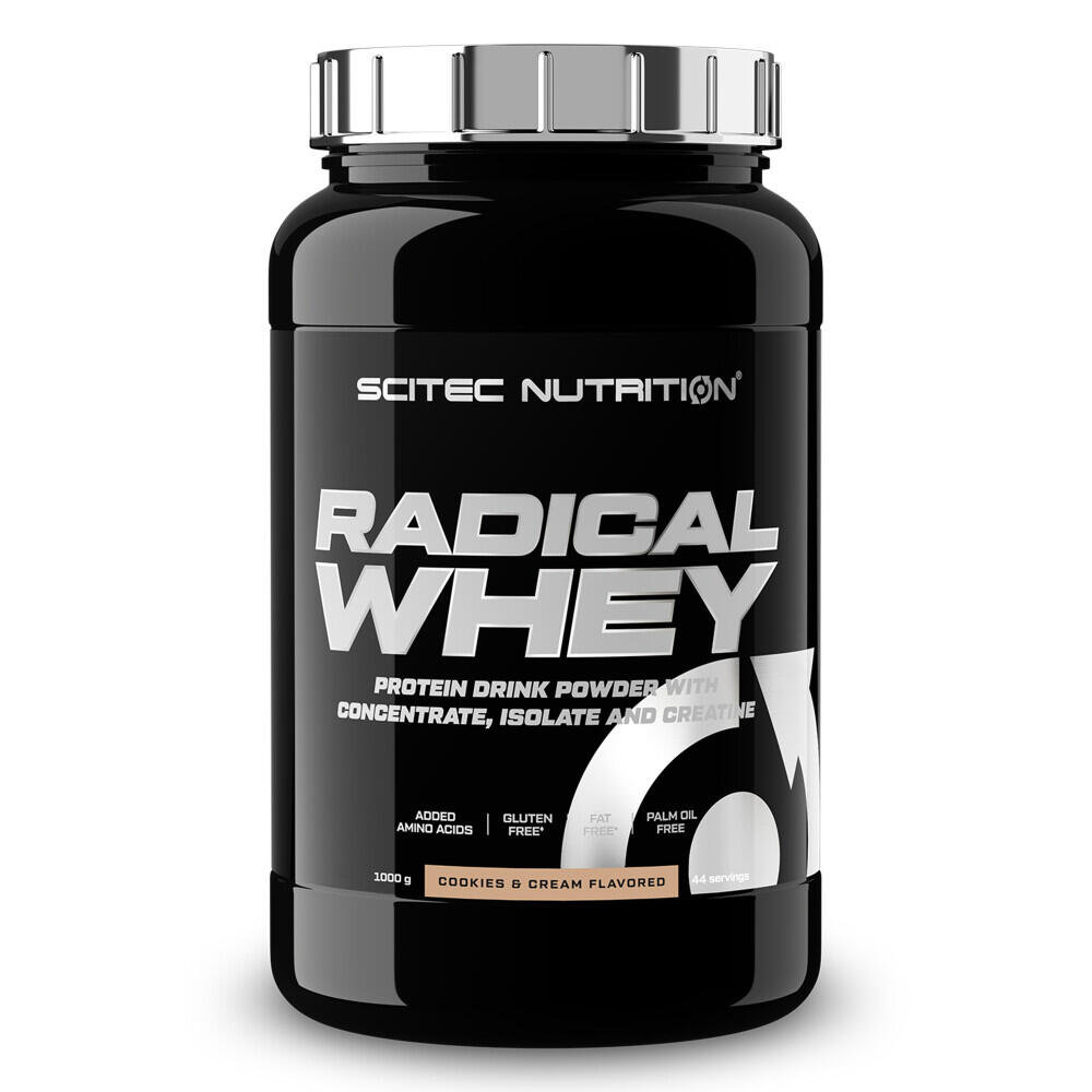 SCITEC NUTRITION Radical whey - 1kg Cookies e Creme da Scitec Nutrition